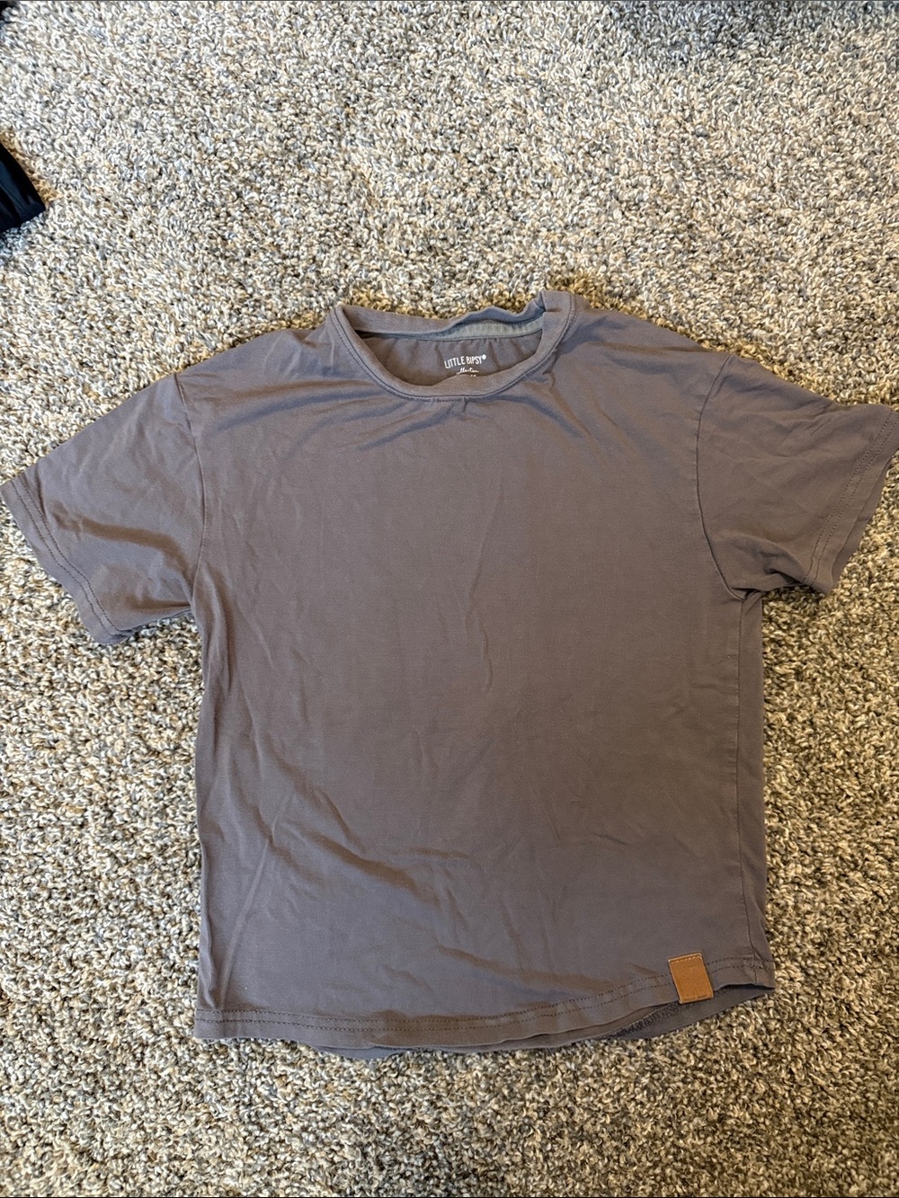 Little Bipsy Short Sleeve Tee - Taupe Gray